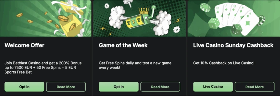 Betblast casino